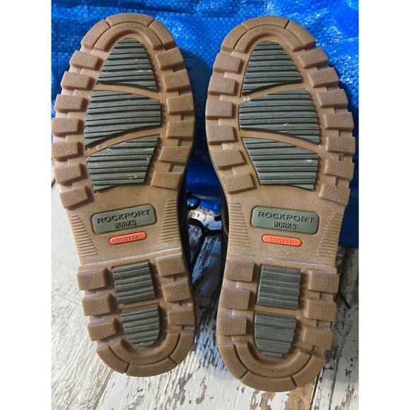 Rockport Works Boot RK6710 men’s 8 1/2 short leather ASTM F2413–18, MIC EH rated - Picture 10 of 10